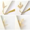 School Stationery With Tassel Brass Book Clip Reading Mark Leaf Metal Bookmark Books Accessories