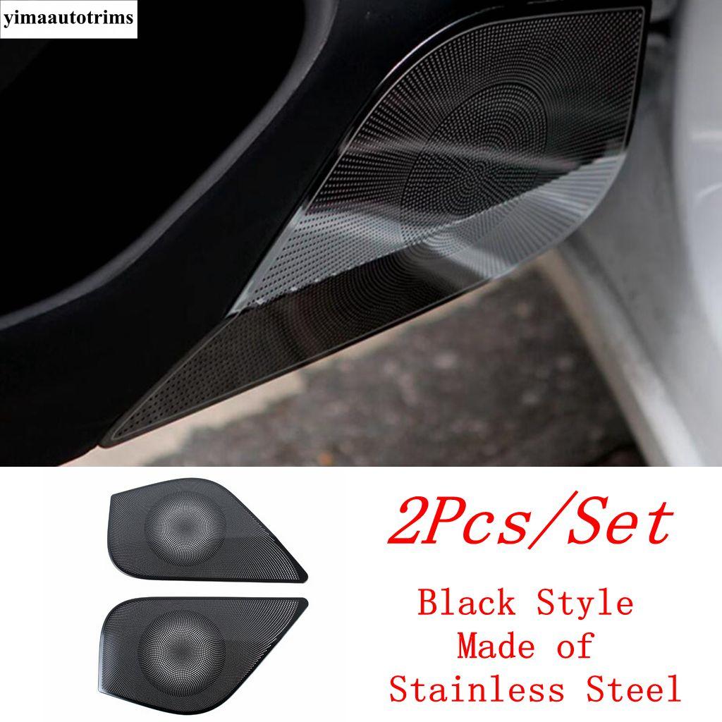 Pillar A Speaker / Front Rear Door Stereo Speaker Audio Loudspeaker Sound Frame Cover Trim Accessories For Tesla Model 3 2024