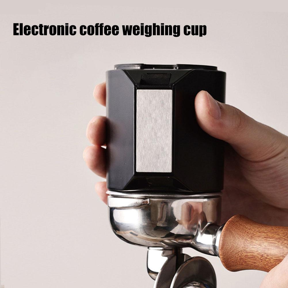 1 Set Exactness Elektronische Kaffeewaage 58mm Anschluss für die meisten italienischen Siebträger 8,5*7,2*7,75cm Kaffeezubehör Kaffeewerkzeug