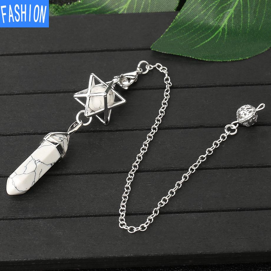 Hexagonal Prism Pendant Crystal Pendant Necklace