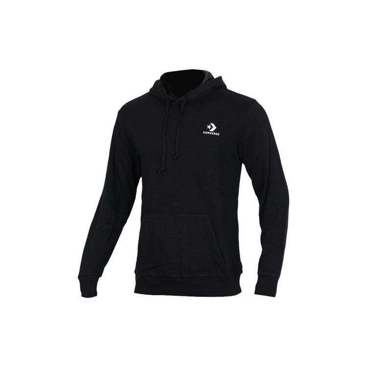 Converse Sweatshirts Men's Black Hooded Moderate Regular 10008926-A01
