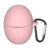 For Huawei FreeBuds 6 Silicone Case Wireless Earphone Anti-Scratch Protective Cover with Carabiner