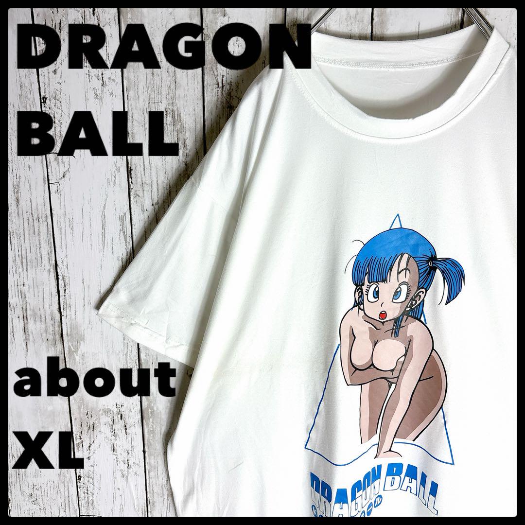

[USED] Dragon Ball anime t-shirt Bulma sexy erotic Akira Toriyama XL size
