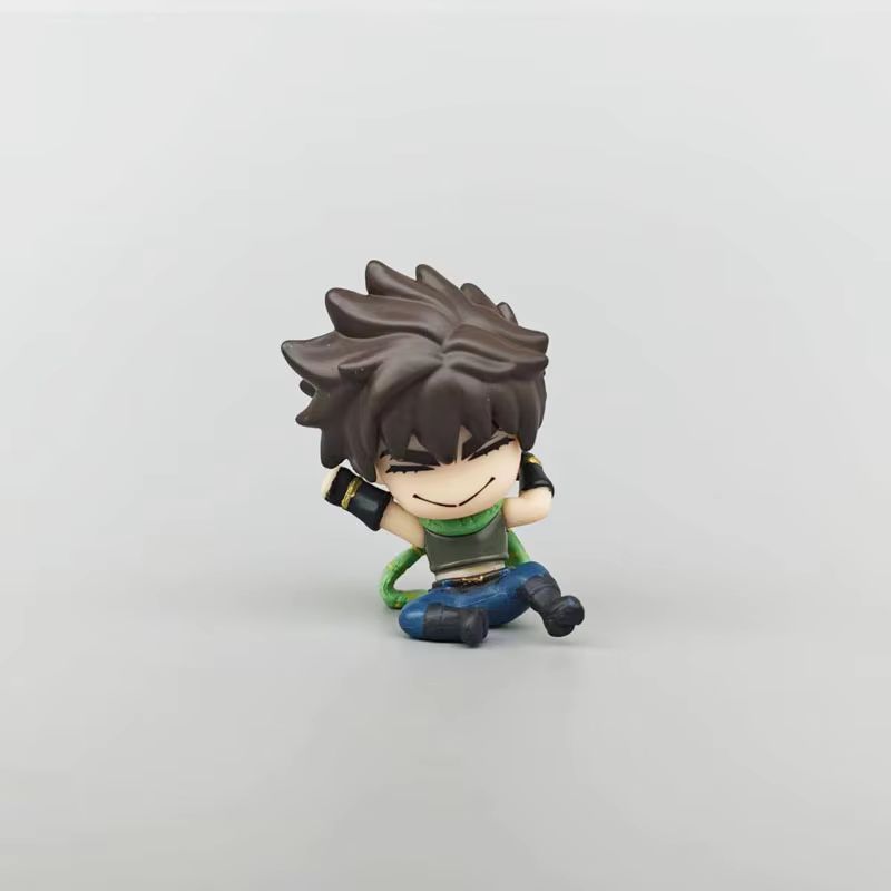 Jojo'S Bizarre Adventure 4pcs 5cm Mini Jonathan Joseph Dio Brando Figures Statue Collection Model Doll Toy Gift For Anime Fans