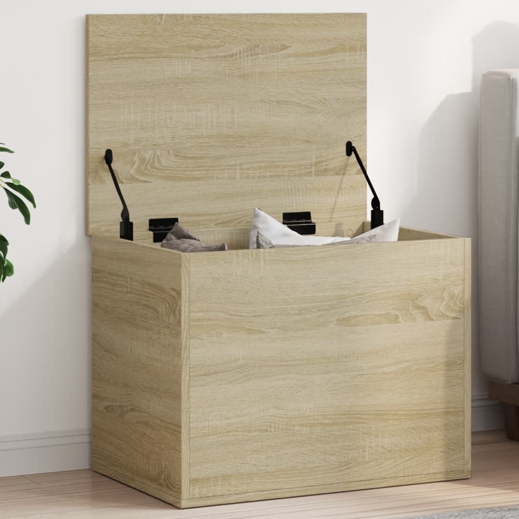 Storage Chest in Sonoma Oak 60 x 42 x 46 cm Particleboard