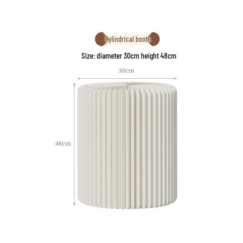 Multi-Layer Folding Exhibition Stand & Wedding Aisle Display Rack with Creative Cylinder Design