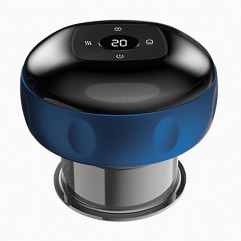 Heated Electric Scraping Instrument,6/12 Level Smart Rechargeable Vacuum Cupping Machine,Multifunctional Relaxation Massage Tool