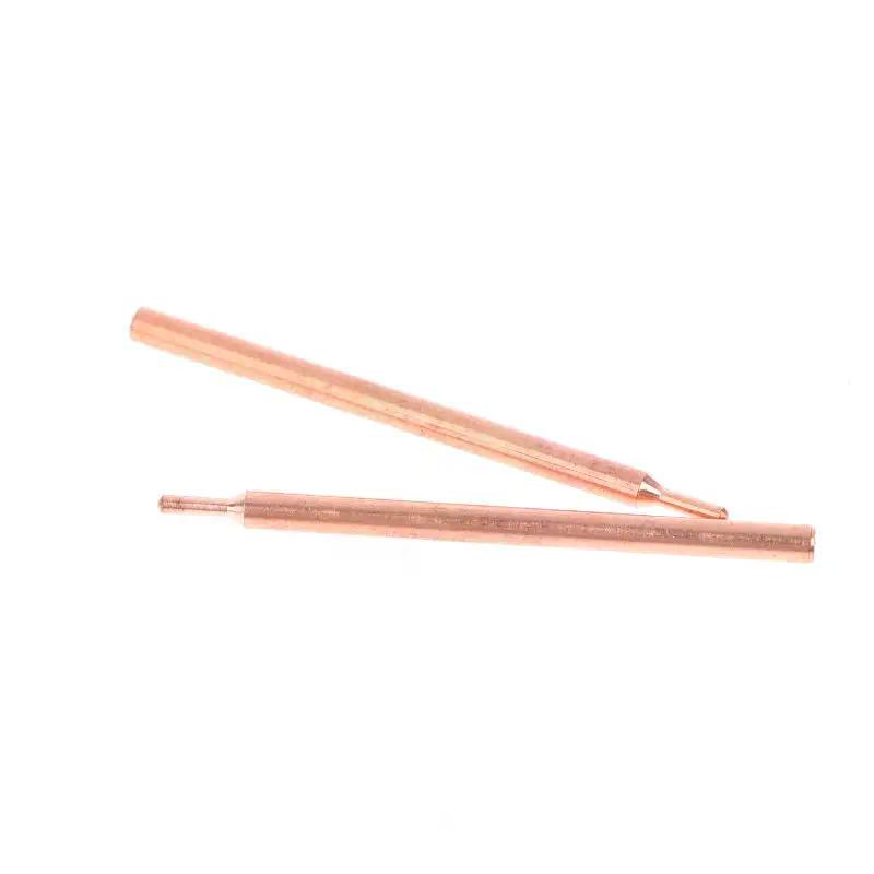 Hot! 2/5/10Pcs 3MM Purple Copper Oxide Electrode Head 18650 Power Battery Double Head Spot Welding Needle