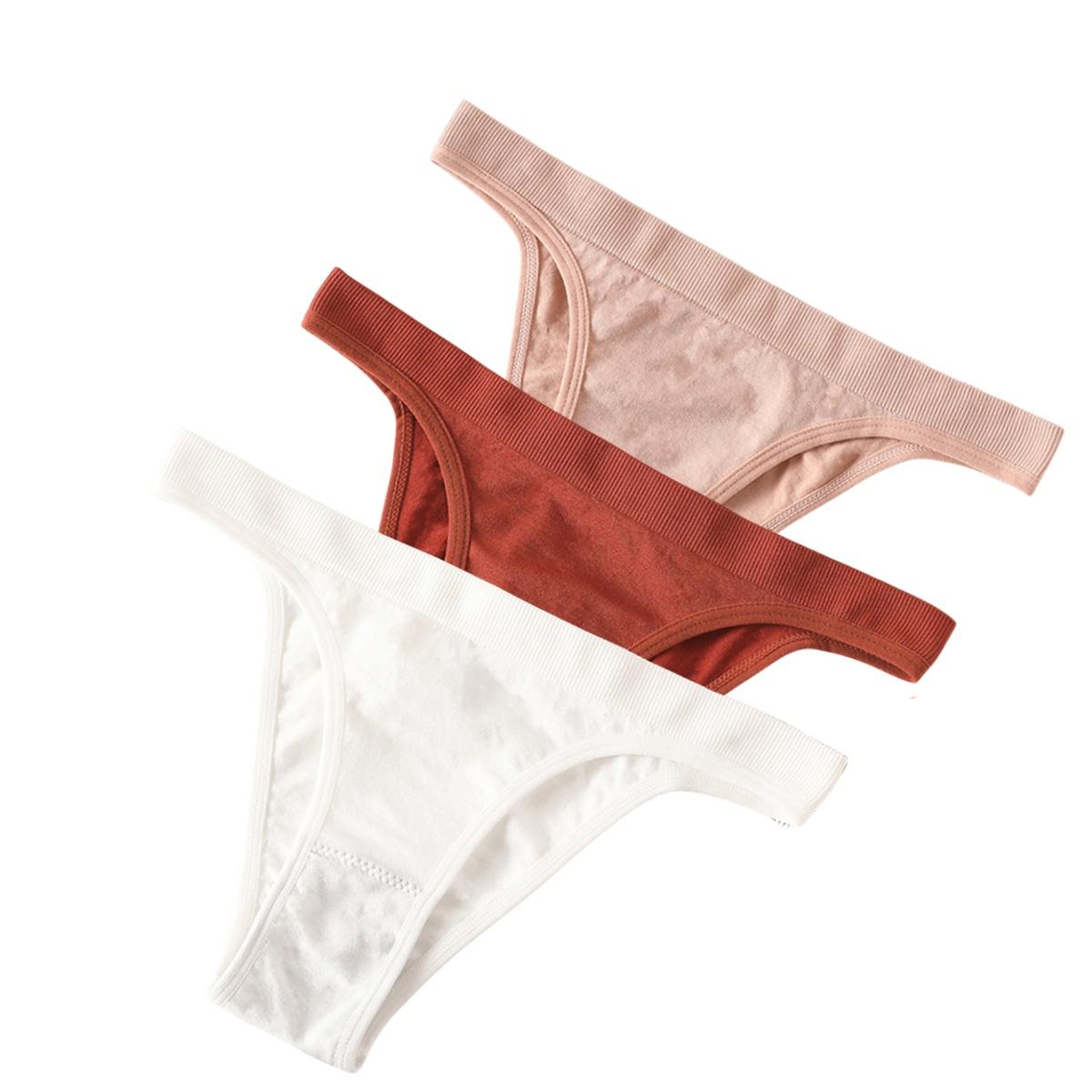 

3Pcs/Set Women s Brazilian Panties High Rise Seamless Underwear Sexy Lingerie Female Underpants Comfort Sport Panties Set L&3Pcs