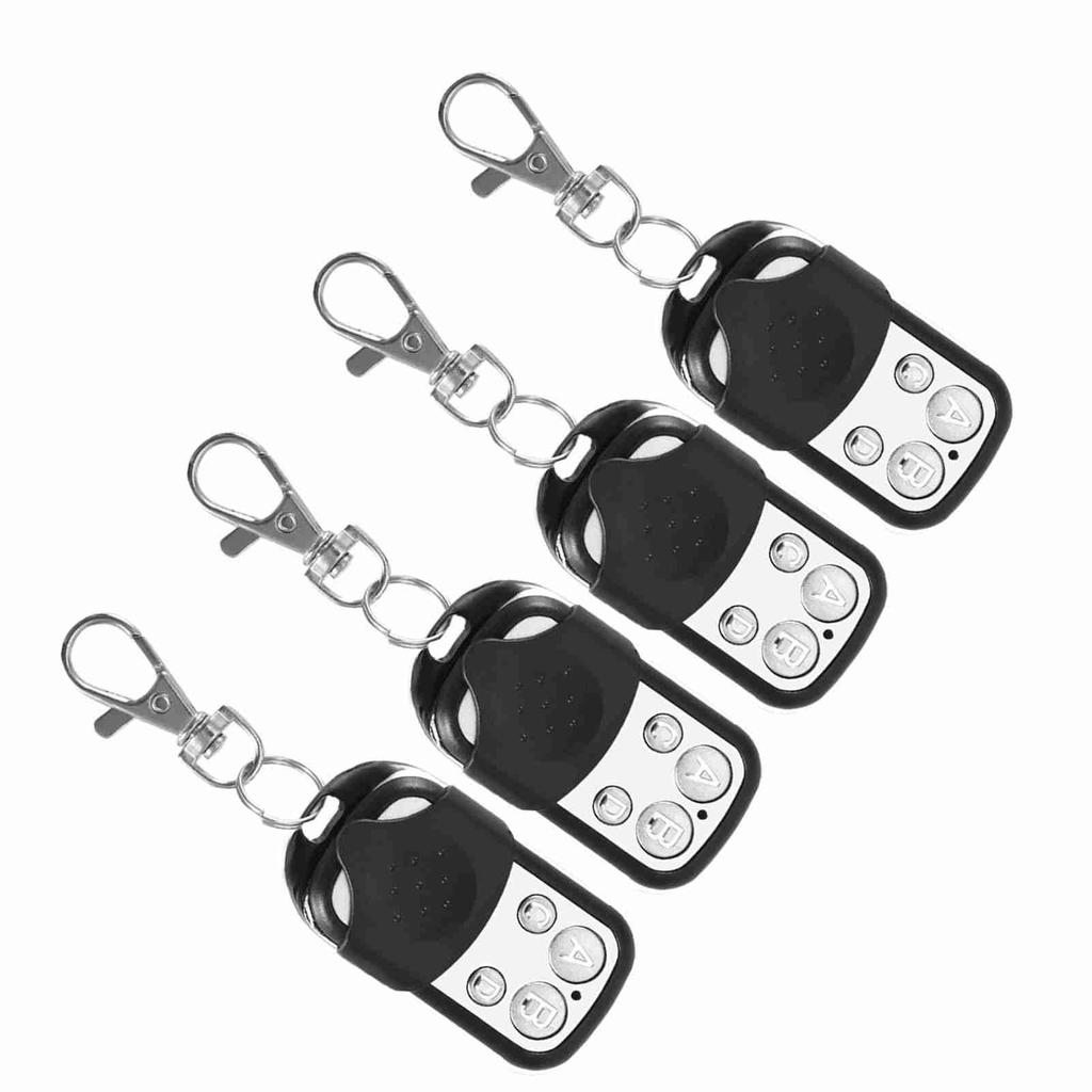 4pcs 433MHz Smart Copy Duplicator Remote Control 4 Button Electric Garage Door Gate Remote Cloning 433.92 MHz Transmitter