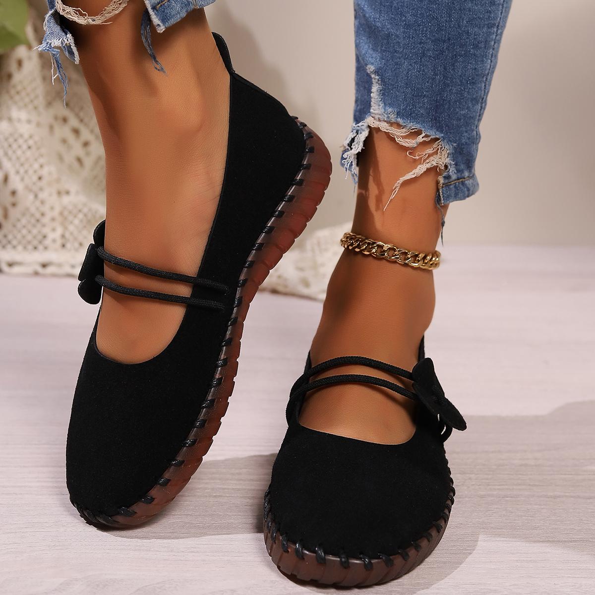 

2024 Брендовая женская обувь Большие размеры Женские туфли на плоской подошве Модные повседневные туфли с цветочным принтом на плоской подошве Горячая распродажа Круглый носок Легкие плоские туфли на низком каблуке Zapatos 43 чёрный