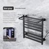 Stainless Steel Intelligent Electric Towel Rack Bathroom LED Digital Display Constant Temperature Drying Storage Rack