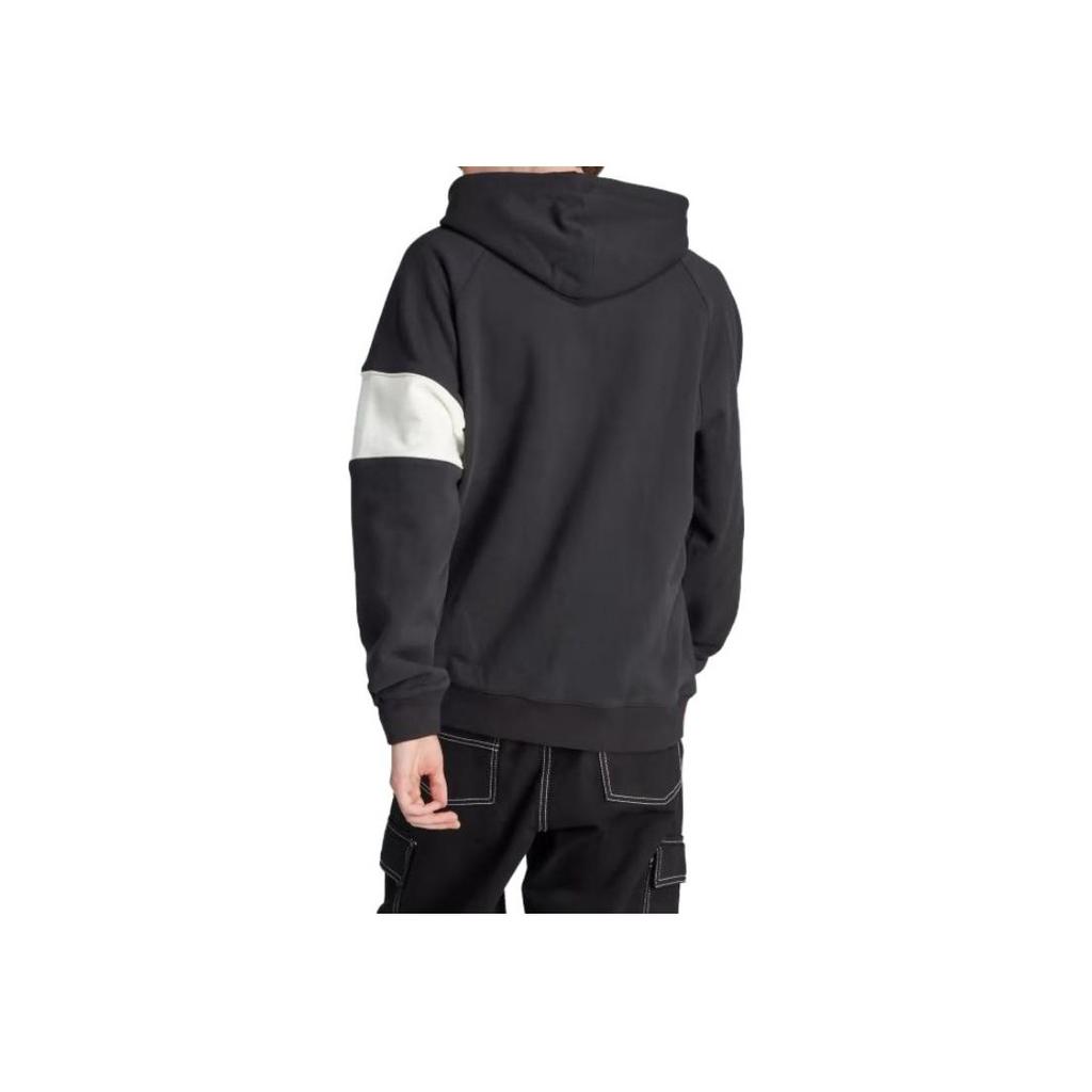 Adidas Originals Color Block Half Zip Hoodie Men Hoodies Black IP9488