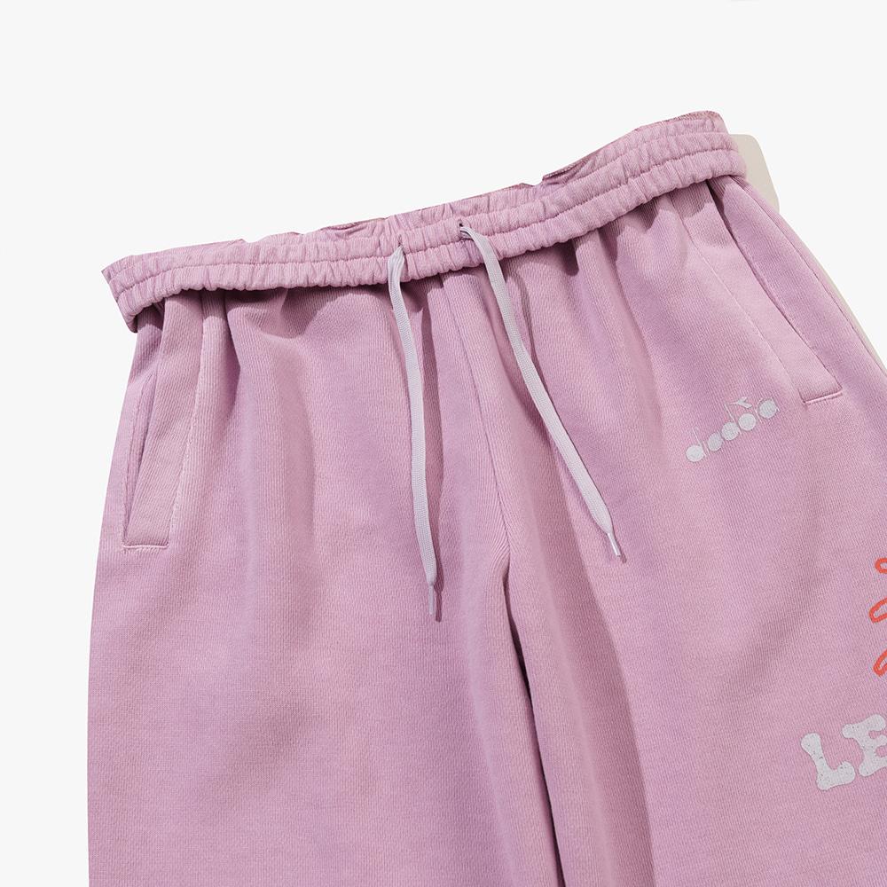 Diadora Heavyweight Washed Wide Sweatpants Violet