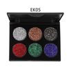 6 Colors Diamond Glitter Eye Shadow Sequin Eyeshadow Palette Makeup Palettes