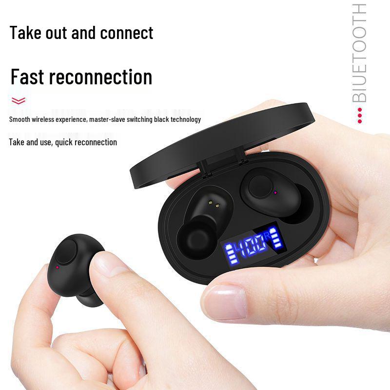 Invisible Mini Wireless Bluetooth Earphones for Vivo, Apple, Huawei, OPPO, and Android - High Quality Sound, Ideal for Sports