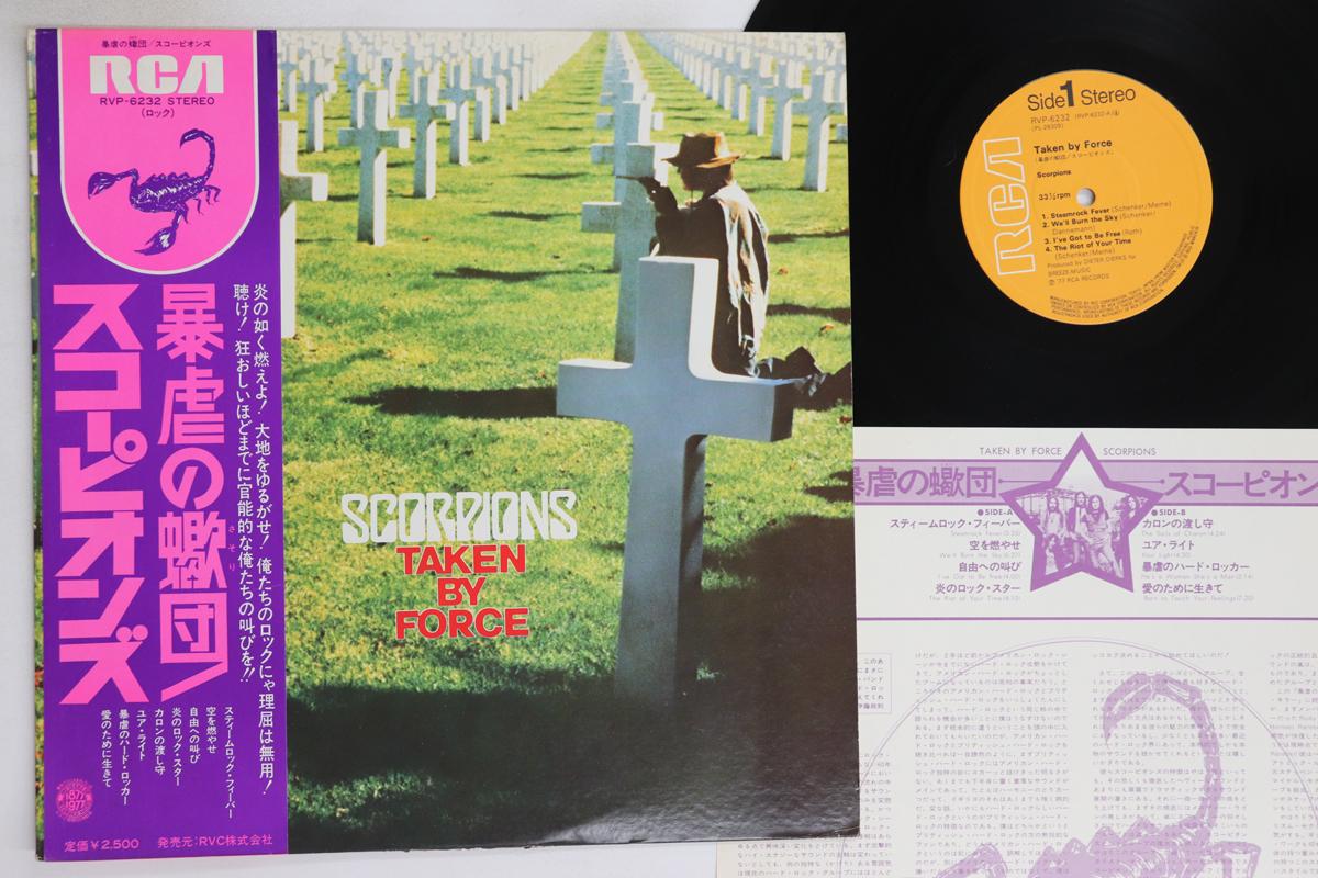 

LP Record SCORPIONS - Taken By Force RVP6232 RCA 1977 Japan Obi Metal Used