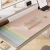 Large Mouse Pad Office Desk Mat Waterproof PU Leather Desktop Keyboard Desk Pad Gaming Mousepad Desk Writing Pad for Home