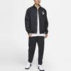 Nike Alphabet Logo Print Woven Casual Jacket Men Outerwear Black DA0648-010