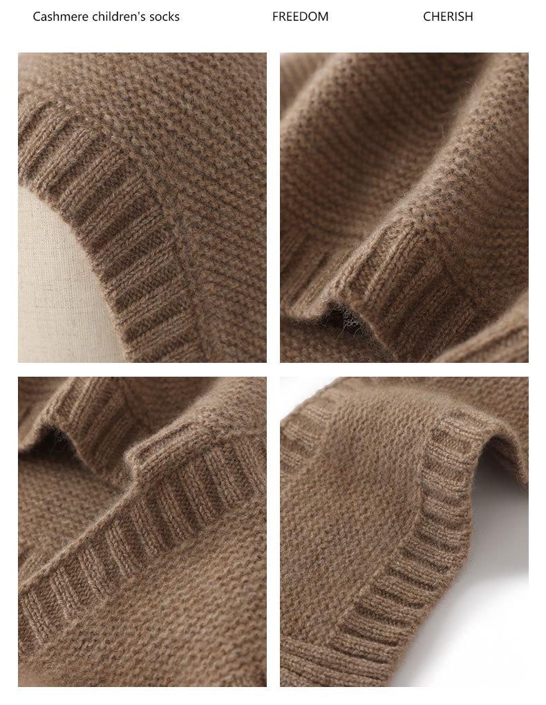 100% Pure Cashmere Children's Winter Hat and Scarf Set - Versatile, Solid Color Knit for Warmth and Style