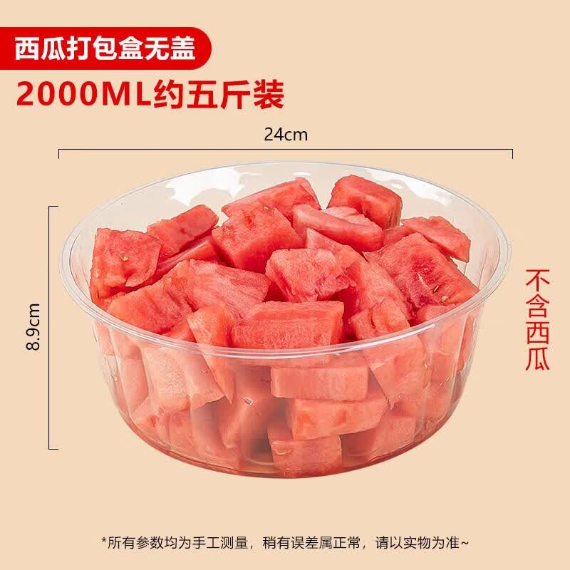 Disposable Plastic Watermelon Fruit Containers