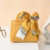 20 Stück Leder Geschenkbeutel Schleife Verpackungsbeutel Hochzeitsgeschenk Verteilungsbeutel Süßigkeiten Verpackungsbox Rosa Mini-Handtasche