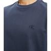 Calvin Klein Hero Series Embroidered Cotton Loose Short Sleeve T-Shirt Unisex Tops Ink-Blue 40HM229-412