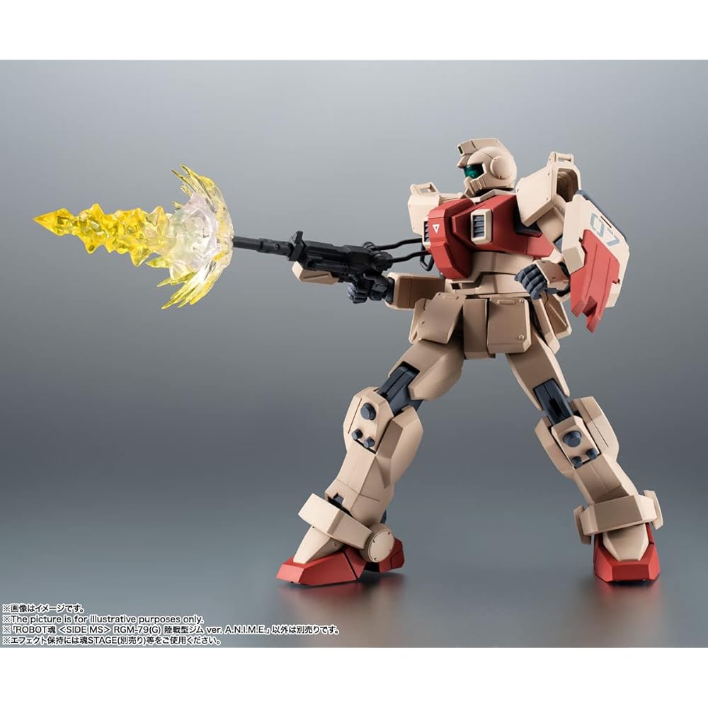 TAMASHII NATIONS Robot Spirits RGM-79(G) Ground Type GM Figure 125mm PVC ABS Painted Action Figure
