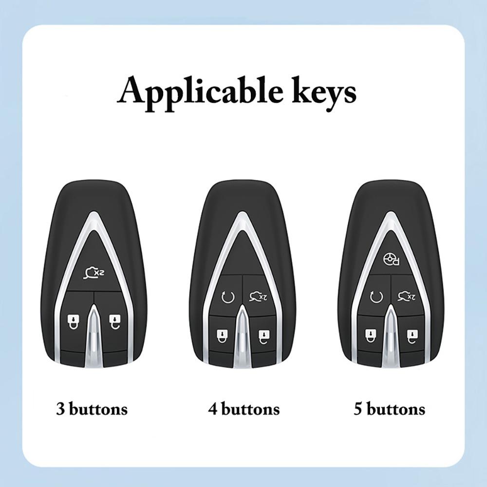 Zinc Alloy Car Key Case Cover Shell For Changan Unit Unik Cs35Plus Cs55 Plus Cs75 Plus Oshan X7 X5 Car Accessories