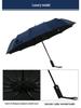 Dual-Use Automatic Umbrella for Men & Women: Sun & Rain Protection with black glue sunshade. Customizable with printed logo, fits two people.