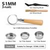 51MM Coffee Bottomless Portafilter Replacement Filter Basket For Delonghi EC680 EC685 Espresso Machine Accessories Barista Tool