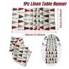 Christmas Tree Table Runner Merry Christmas Decoration 2025 Navidad Natal Xmas Gifts Snowflake Table Cover Happy New Year 2026