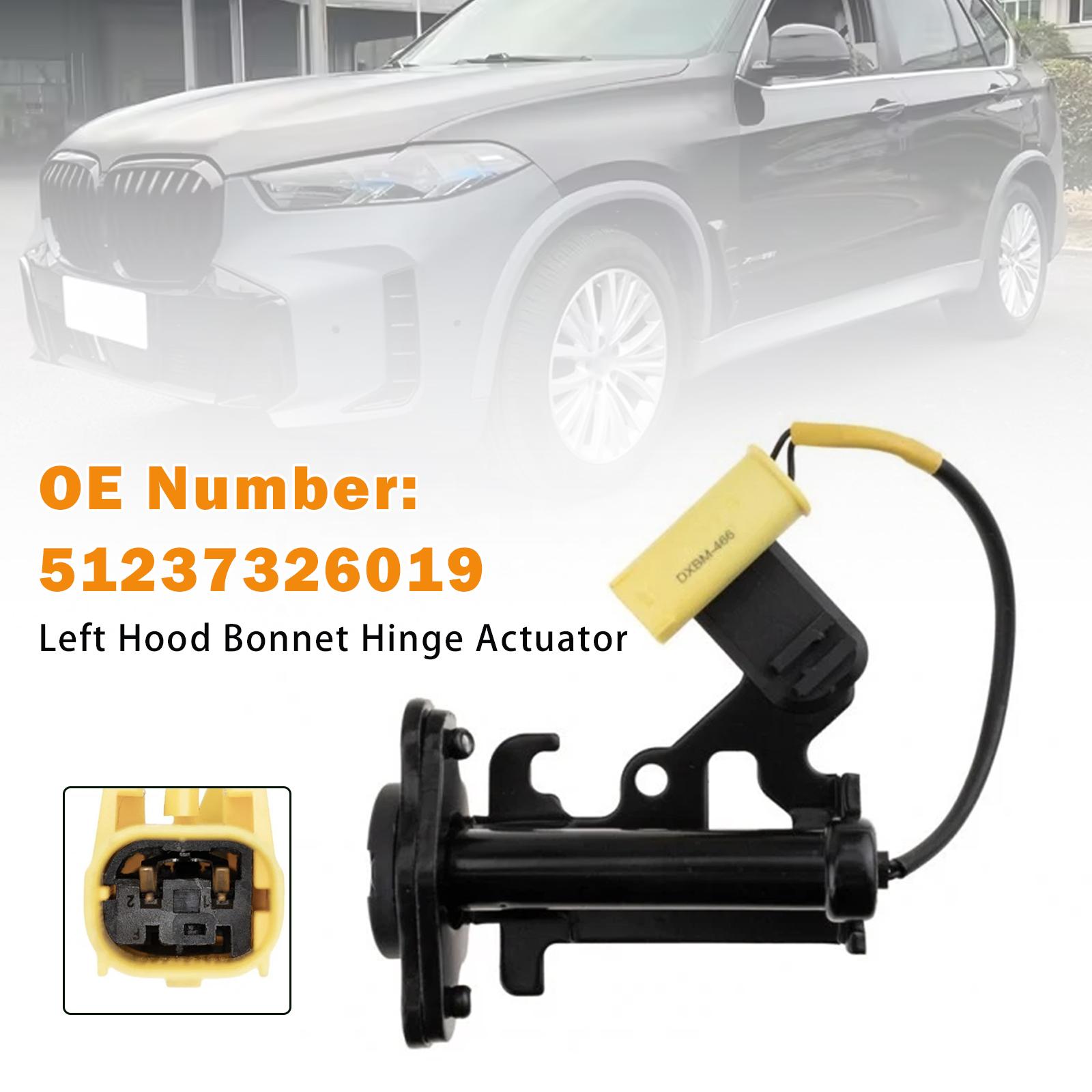 Hood Bonnet Hinge Actuator Left Side 51237326019 Fit For      X5 F15 X6 F16