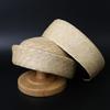 Spring And Summer Hand-Woven Straw Hat Berets High Quality Fine Wheat Straw Beach Sun Hats Women Retro Concave Shape Pillbox Hat