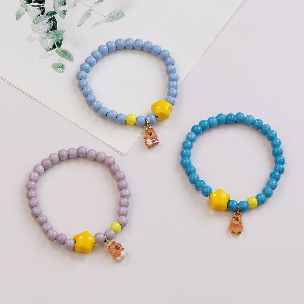 Jingdezhen color small fresh ceramic bracelet boys and girls gifts ceramic jewelry bracelet jewelry wholesale