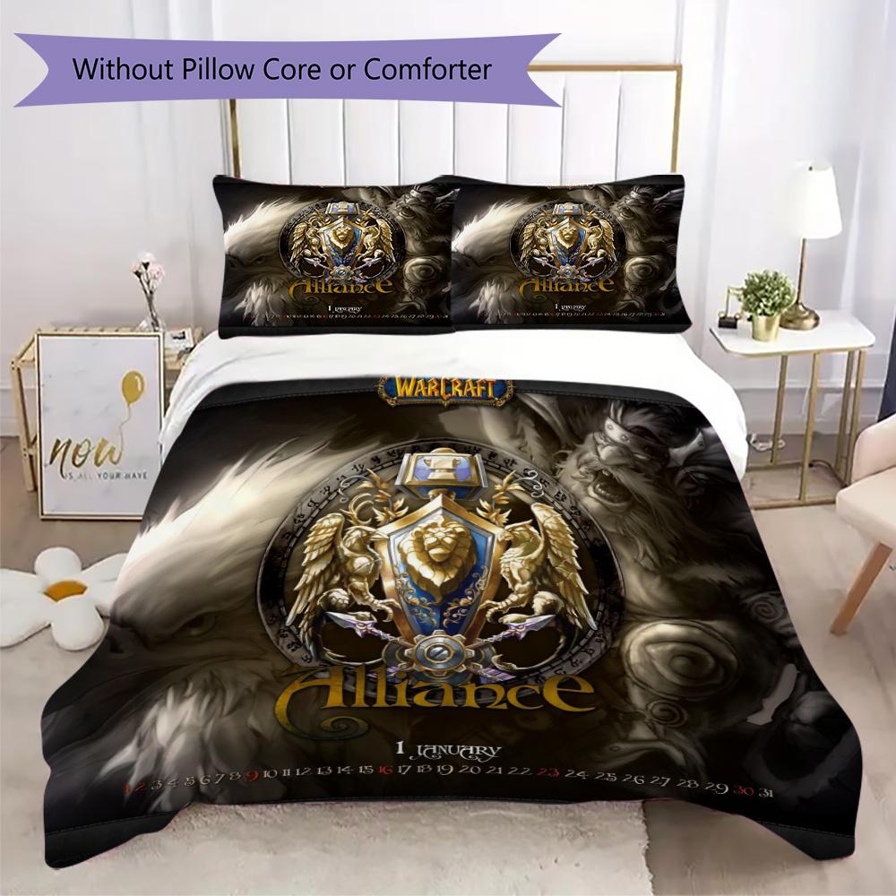 Blizzard Entertainment Game World of Warcraft Home Decoration Soft Printed Sofa Cover Blanket Bedding Down Pillowcase Duvet Cover (without core)H7