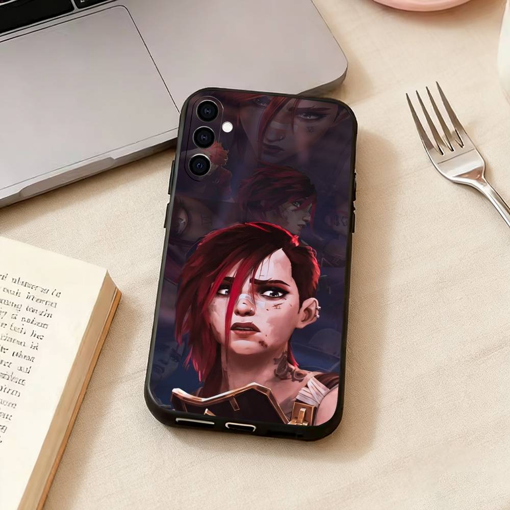 A-Arcane hot game Vi-i Phone Case For Samsung Galaxy A73,A72,A71,A70,A53,A52,A51,Soft Silicone Black Cover