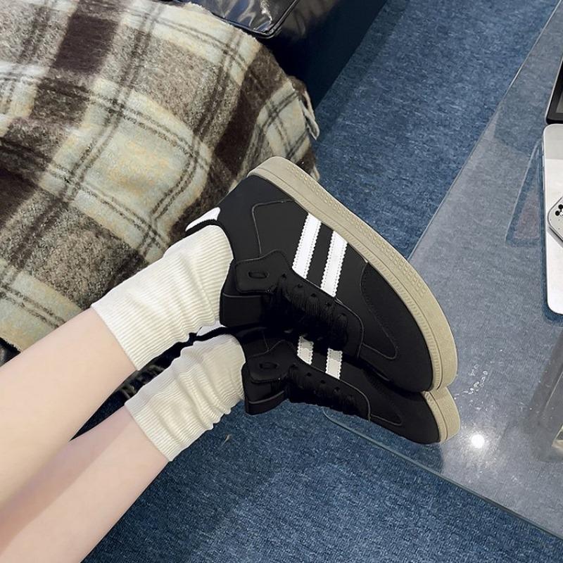 Women Lace-Up Front High Top Flatform  Shoes Fashion Casual Comfortable Height Increasing Sneakers for woman jogging shoes