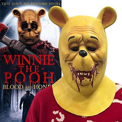 Gruselige Winnie Bär Maske für Halloween Karnevalsparty Cosplay Maskerade Kostüm