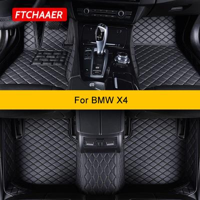 Car Floor Mats For BMW X4 F26 G02 F98 Auto Carpets Foot Coche Accessorie