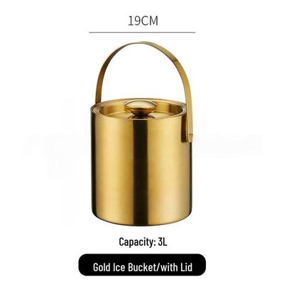 Shangqi Double-Layer Stainless Steel Ice Bucket