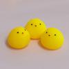 10Pcs Rabbit Squeaky Toy Soft Sound Device Comfortable Flexible Baby Shower Toy Decompression Boredom Relief Cute Yellow Chicken Stress Relief