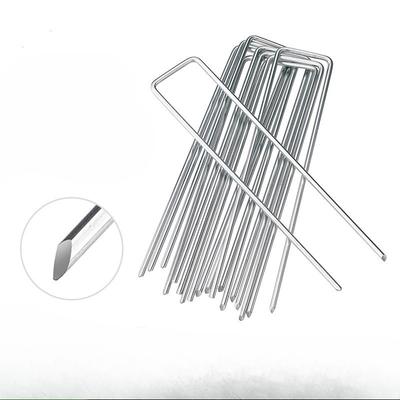 U-shaped Ground Anchor, Garden Mulch for Lawn Fixation, Turf Fixing Ground Anchor, Grass Cloth Fixer Ground Anchor