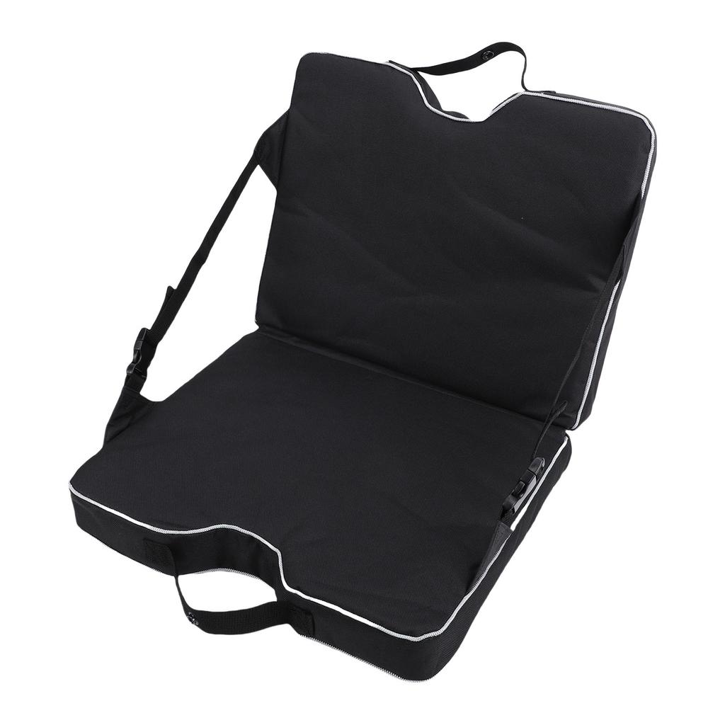 Portable Seat Cushion, Folding Chair Cushion, Foldable Wheelchair Stadium Seat Cushions for Hiking Travel Bleachers, 16.9x13.8x2.2in