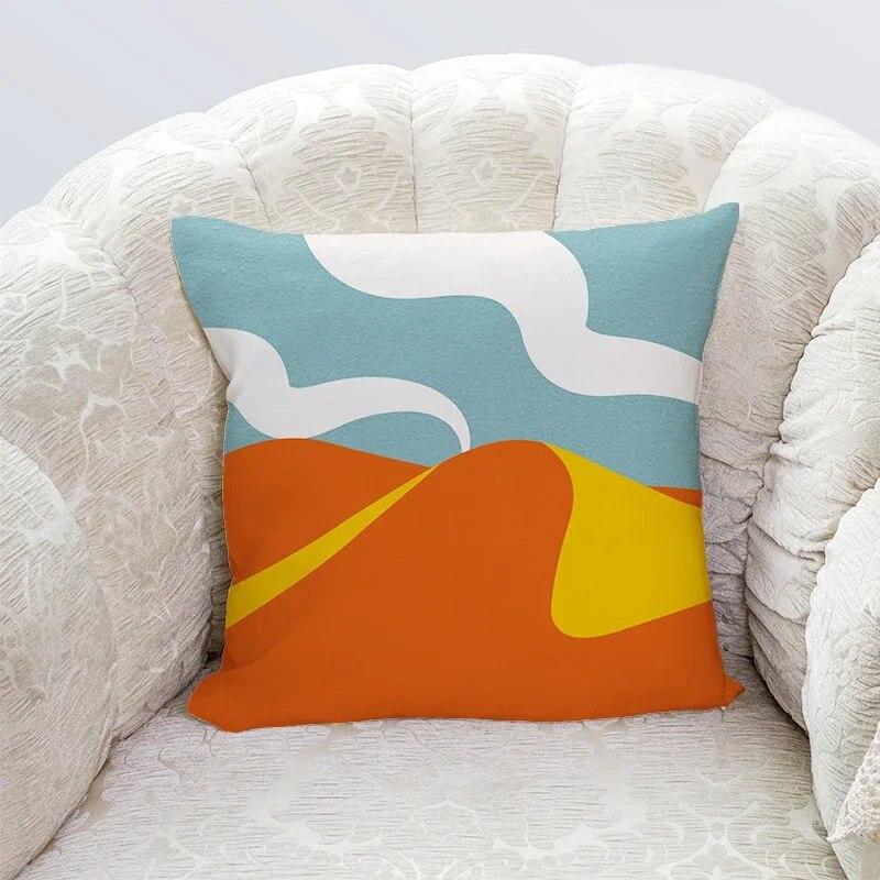 45x45cm Cute Cartoon Series Polyester Hold Pillowcase Kawaii Home Decoration Living Room Sofa Chair Car Bed Cushion Cover