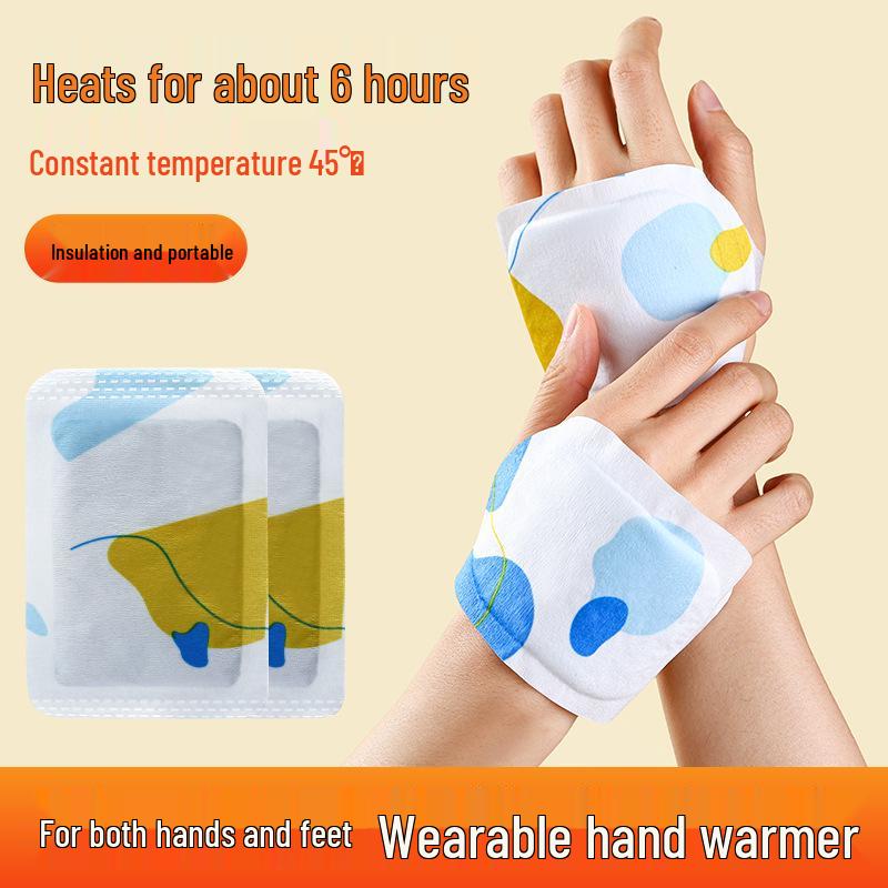 Self-Heating Wearable Hand and Foot Warmer Patch - Perfect for Students and Office Use