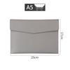 A4 Leather Magnetic File Bag with Custom Logo Options - Business Document Envelope Design in Multiple Specifications
