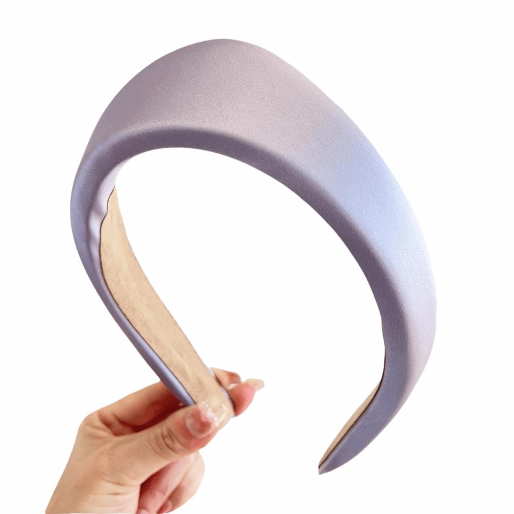 Retro Simple Fabric Women Hairband Elegant Anti Slip Hair Hoop Triangle Wide Edge Headband  Women