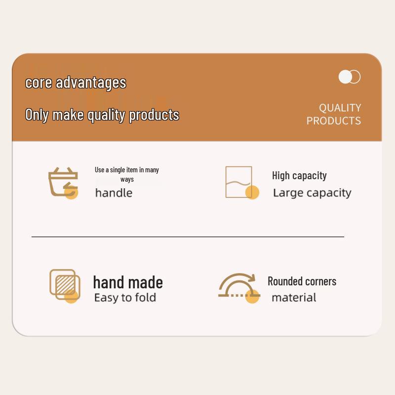 Pumpkin Cartoon Large Desktop Storage Basket with Lid - Dustproof for Sundries & Snacks