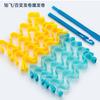 12pcs Hair Curlers Rollers Soft Waves Beachy Curls - Plastic Resin Cylinder Type Styling Tools
